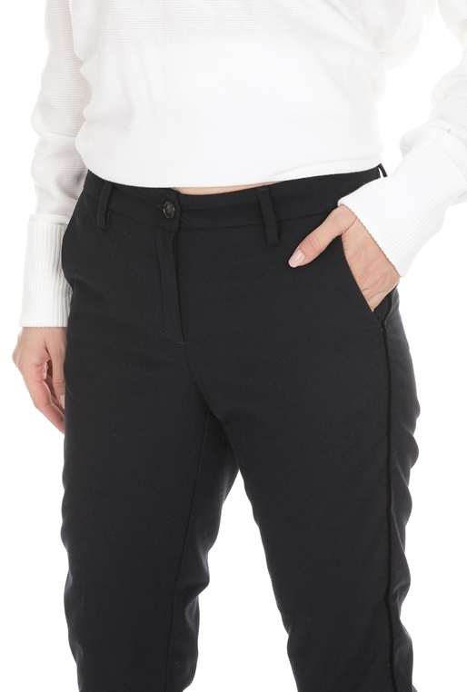 WHITE SAND-Γυναικείο παντελόνι WHITE SAND μαύρο